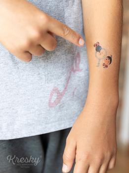 Kresky, dočasné tetovačky - Boliestky thumb
