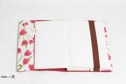 Obal na knihu otvárací - tulipány thumb