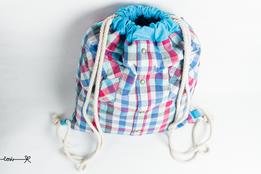 Vak Košelák - ružovo-modrý kockáč thumb