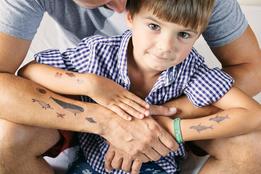 Kresky, dočasné tetovačky - Gréta thumb