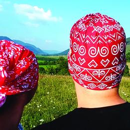 Multifunkčná šatka - Čičmany tehlová thumb