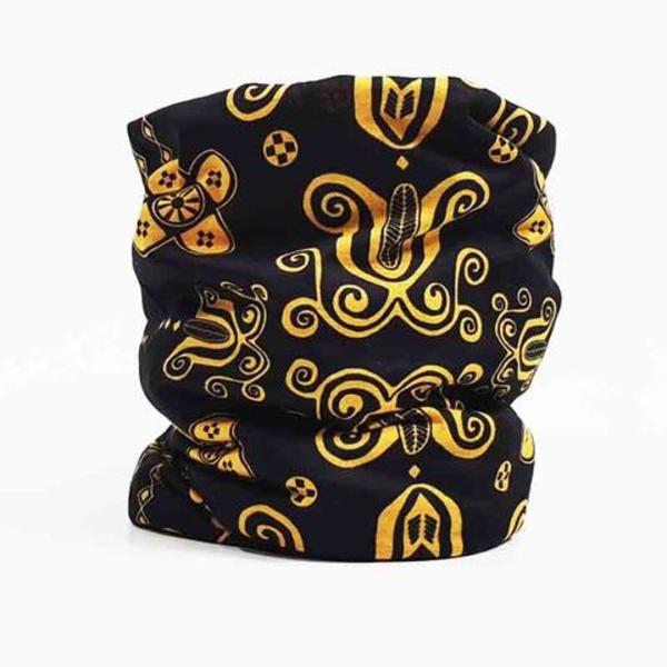 Multifunkčná šatka - bošácka čierna