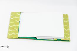 Obal na knihu otvárací - krokodíl v zelenom thumb