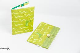 Obal na knihu otvárací - krokodíl v zelenom thumb