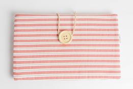 Obal na knihu XS - ružové pásiky thumb