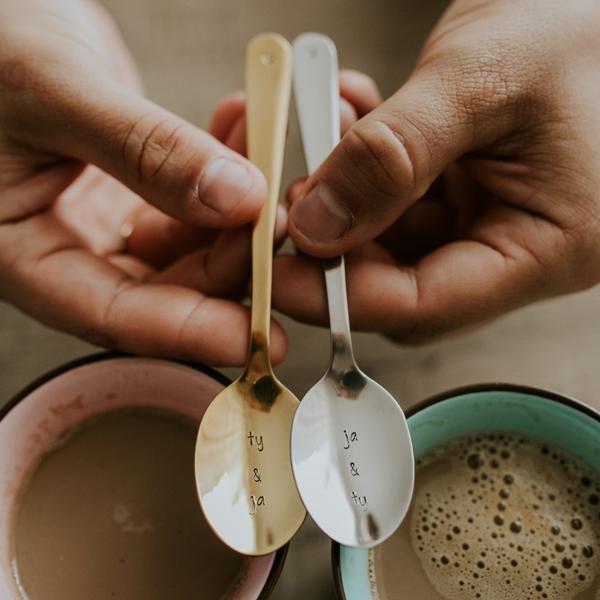 Sada čajových lyžičiek - ty a ja, ja a ty