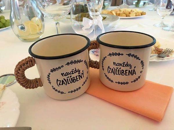 Smaltovaný hrnček - Navždy (za)ľúbený