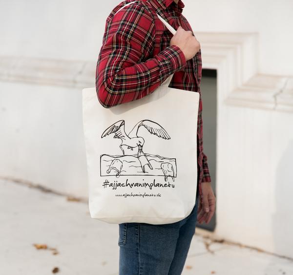 Bavlnená taška - Oceán prírodná