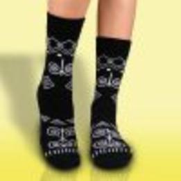 Ponožky Čičmany čierne thumb
