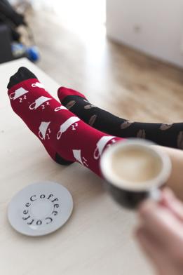 Ponožky Káva thumb