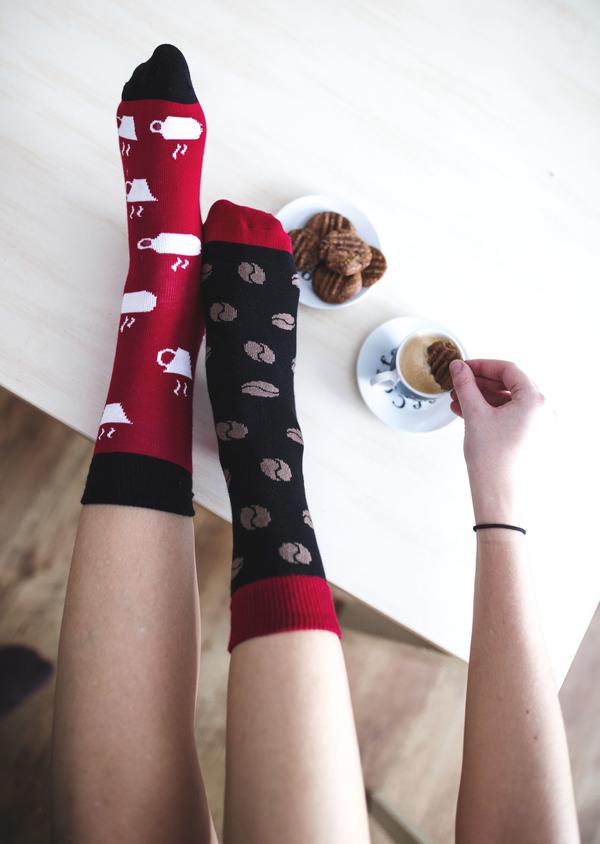 Ponožky Káva
