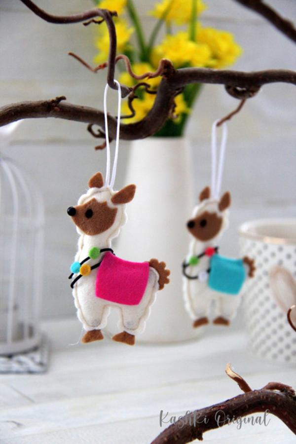Závesná ozdoba - lama