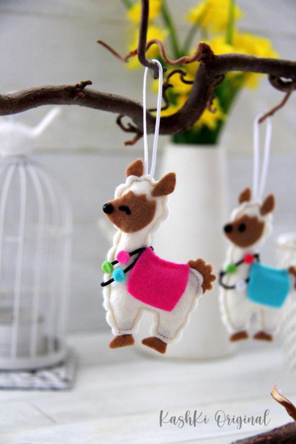 Závesná ozdoba - lama