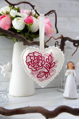 Závesná ozdoba - srdce thumb