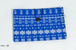 Obal na knihu - Čičmany modré thumb