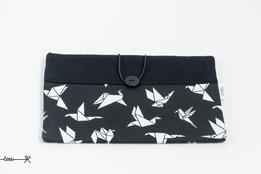 Obal na knihu - origami na čiernej thumb