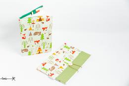 Obal na knihu otvárací - v lese thumb