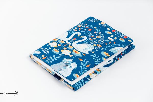 Obal na knihu otvárací - labute