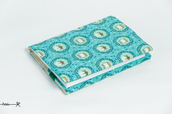 Obal na knihu otvárací - svetlušky v zelenom