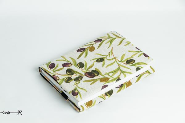 Obal na knihu otvárací - olivy