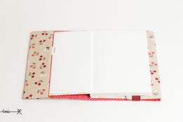 Obal na knihu otvárací - čerešne thumb