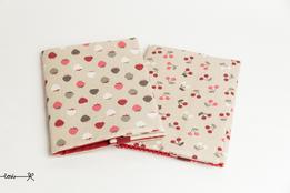 Obal na knihu otvárací - čerešne thumb