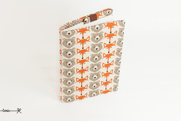 Obal na knihu otvárací - medvede a líšky