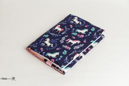 Obal na knihu otvárací - jednorožce thumb