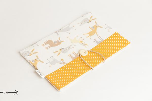 Obal na knihu - somárik žltý