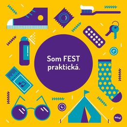Látková vreckovka Som FEST praktická