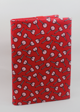 Obal na knihu otvárací - srdiečkové lízatká thumb
