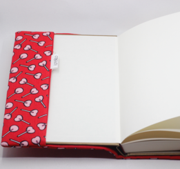 Obal na knihu otvárací - srdiečkové lízatká thumb