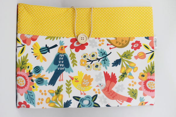 Obal na knihu L - farebné vtáčiky