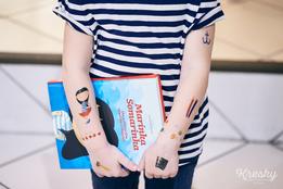 Kresky, dočasné tetovačky - Marínka Somarinka thumb