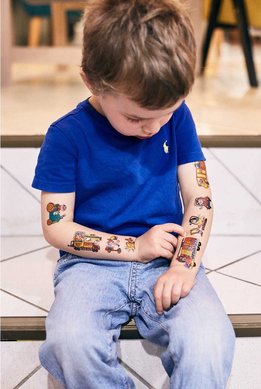 Kresky, dočasné tetovačky - Autá thumb