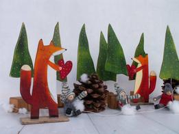 Drevená dekorácia - líška thumb