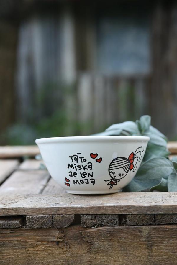 Miska - Táto miska je len moja (dievča)