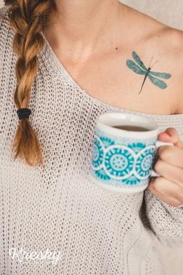 Kresky, dočasné tetovačky - Na lúke thumb