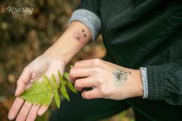 Kresky, dočasné tetovačky - Sliezsky dom - flóra thumb
