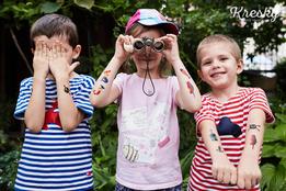 Kresky, dočasné tetovačky - Pirátske thumb