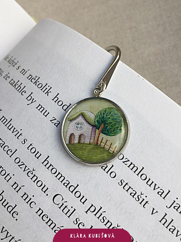 Záložka do knihy - Domčeky