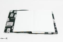 Obal na knihu otvárací - písací stroj thumb