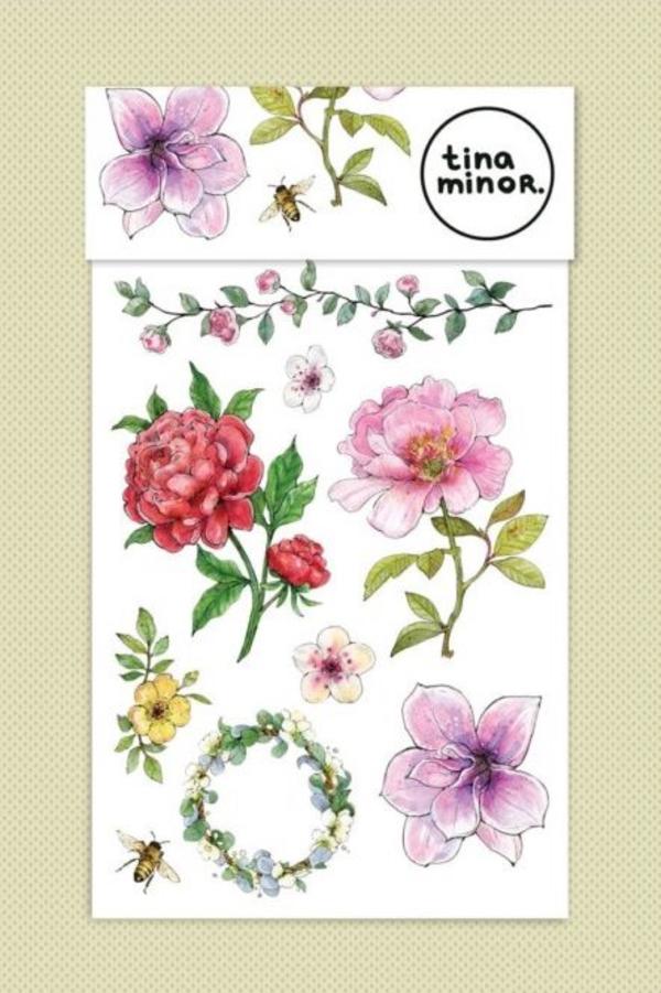 Kresky, dočasné tetovačky - Tina Minor