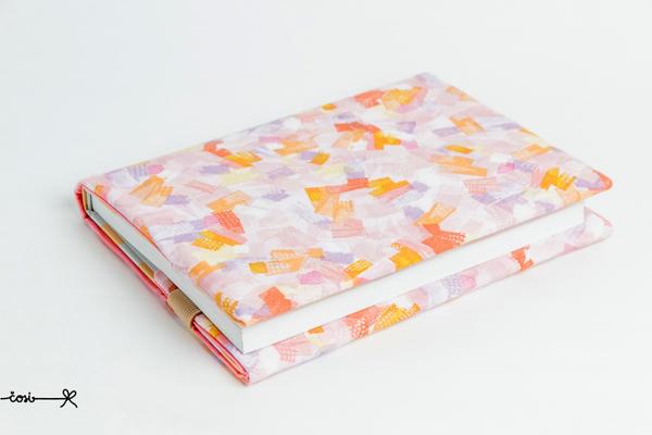 Obal na knihu otvárací - art ružový