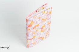 Obal na knihu otvárací - art ružový thumb