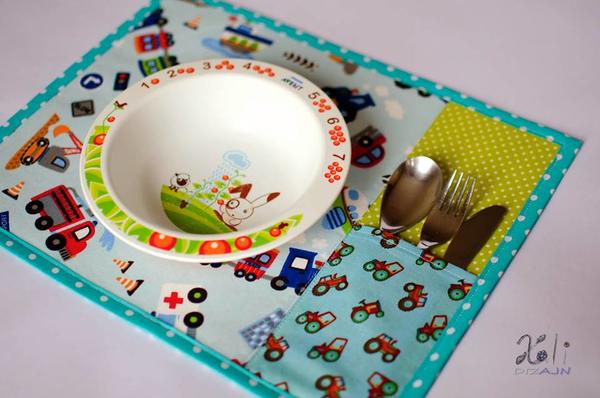 Detské prestieranie - autíčka