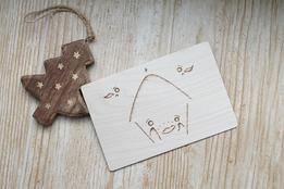 Drevená pohľadnica - Betlehem thumb