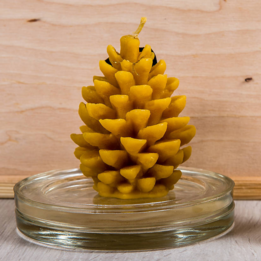 Sviečka z včelieho vosku - šiška thumb