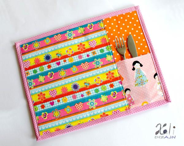 Detské prestieranie - kvetinové