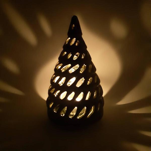 Svietnik Stromček zelený